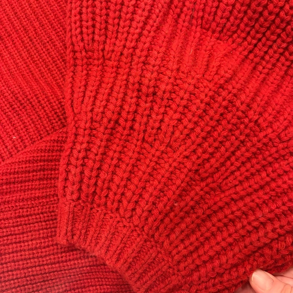 Staud Aura Wool Balloon Sleeve Sweater size Large - Picture 6 of 8